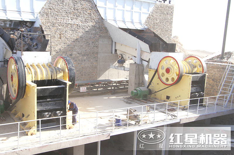 河北固定破碎機加工現場 河北固定破碎機加工現場