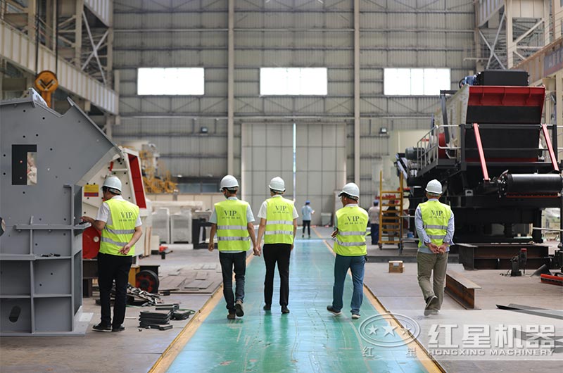 客戶參觀紅星機器加工車間 客戶參觀紅星機器加工車間